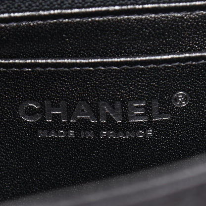 Chanel Metallic Sheepskin Quilted 2.55 Reissue Mini Flap Black 5 of 9