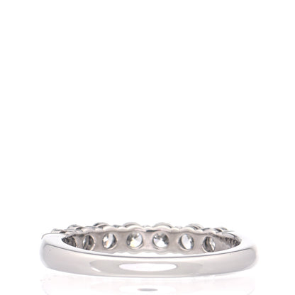 Tiffany Platinum Diamond .57ct 3mm Half Circle Embrace Band Ring 49 4.75 3 of 8