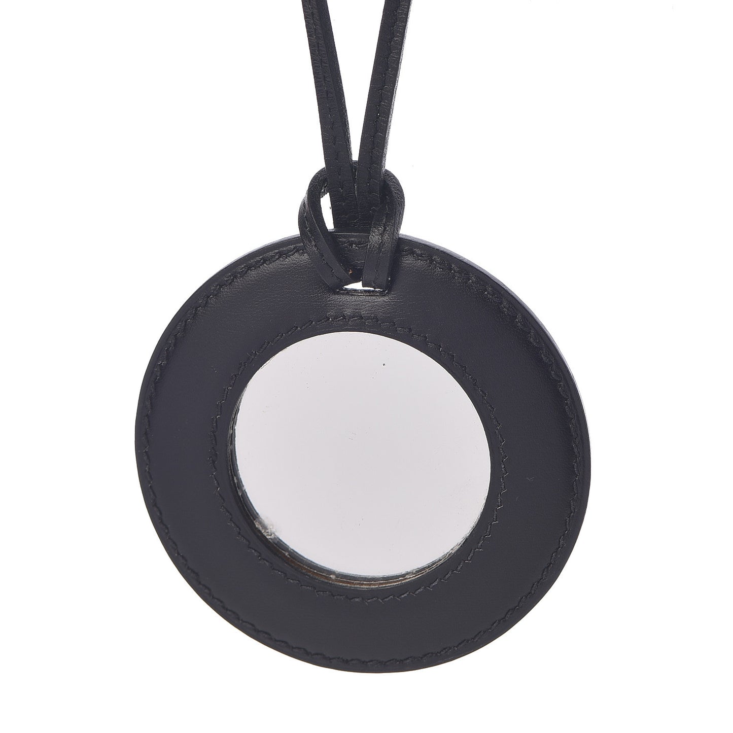 Chamonix Mirror Pendant Necklace Black