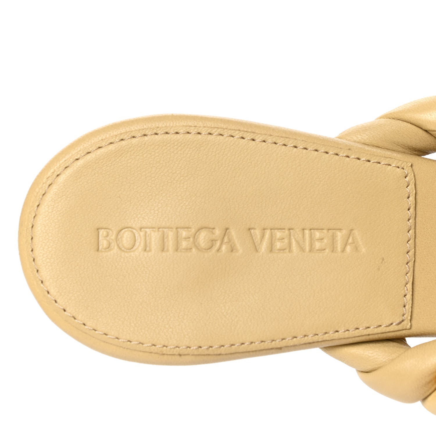 Bottega Veneta Nappa Dot Sandals 38 Cane Sugar 8 of 8
