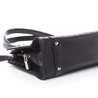 Christian Dior Calfskin Cannage Stitched East West Lady Dior Black 6 of 7