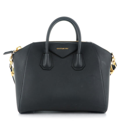 Givenchy Rubber Effect Calfskin Medium Antigona Black 1 of 8
