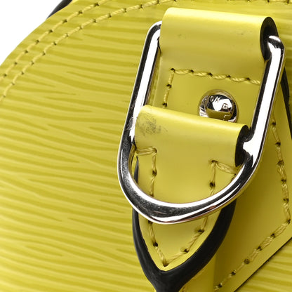 Louis Vuitton Epi Jacquard Alma BB Yellow Citron 10 of 10