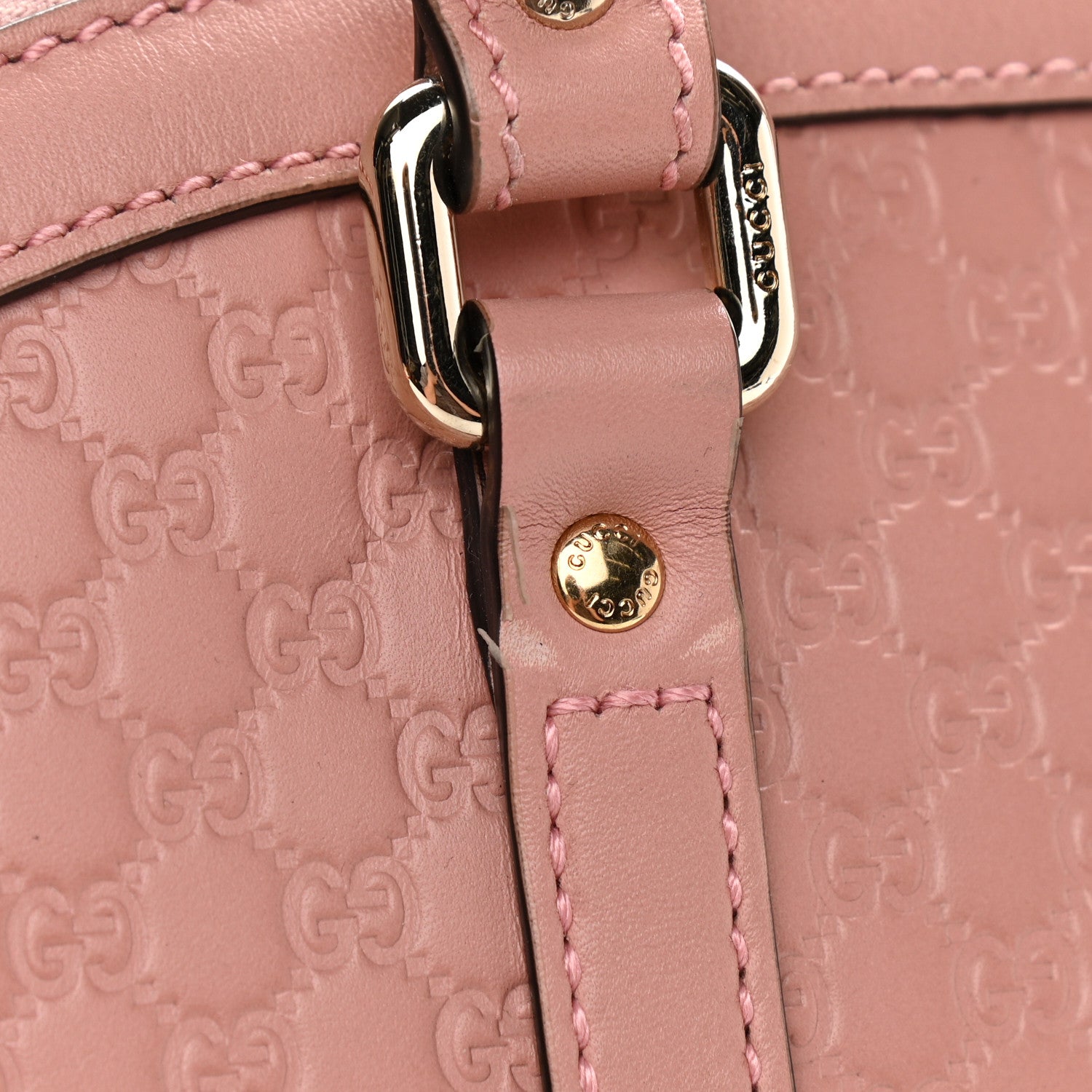 Gucci Soft Microguccissima Large Dome Satchel Soft Pink 12 of 12