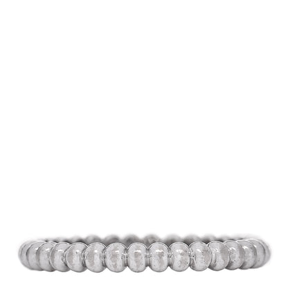 Van Cleef & Arpels 18K White Gold Small Perlee Ring 48 4.5 3 of 5
