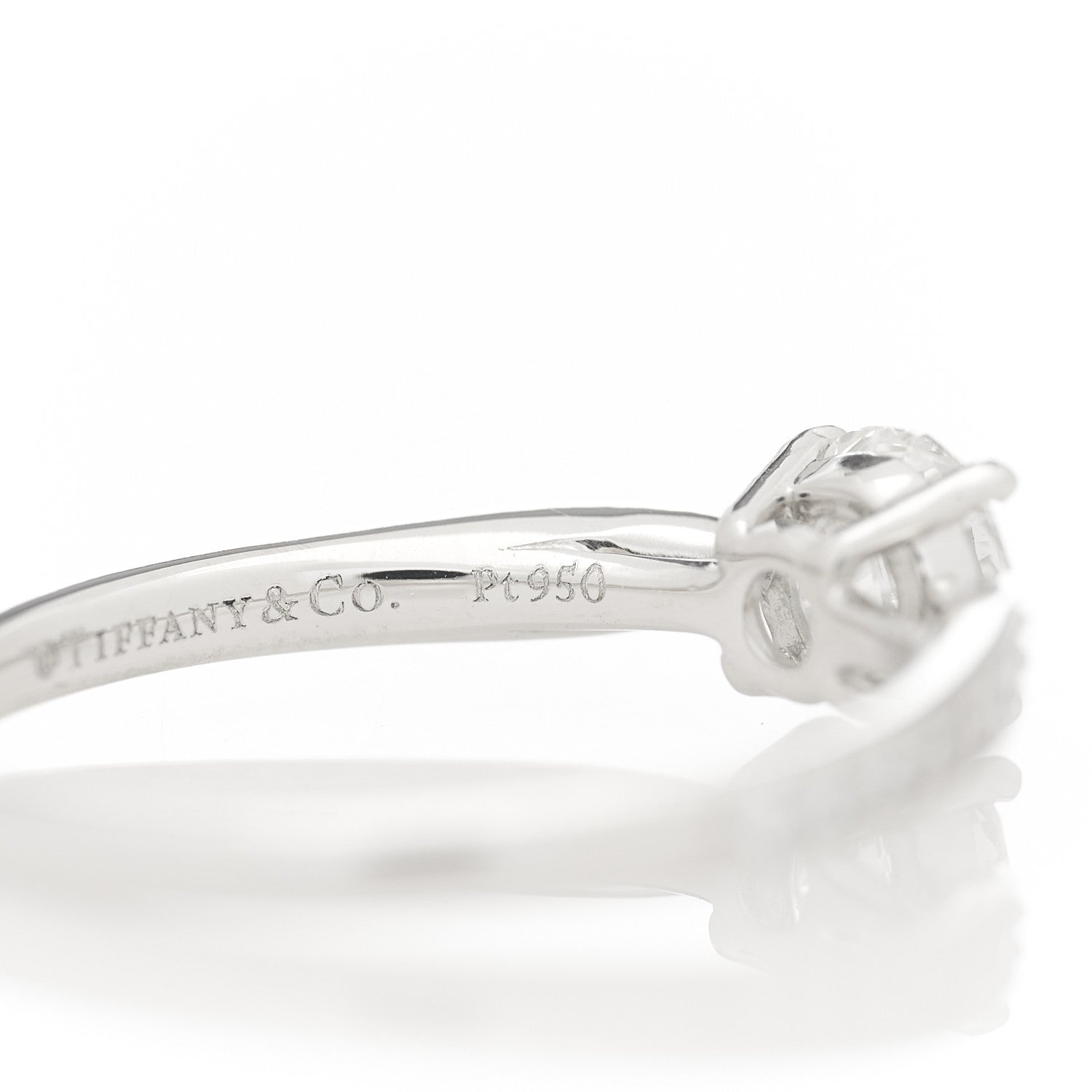 Tiffany Platinum Diamond .61ct Harmony Round Brilliant Engagement Ring 52 6 6 of 7