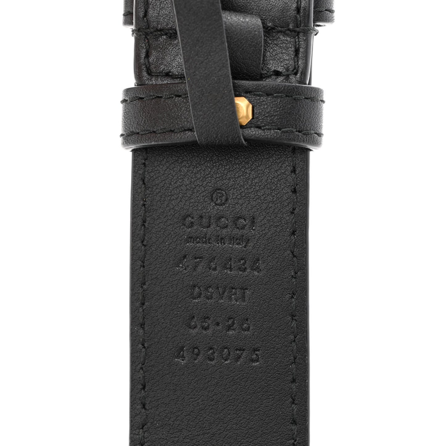 Calfskin Matelasse GG Marmont Belt Bag 65 26 Black