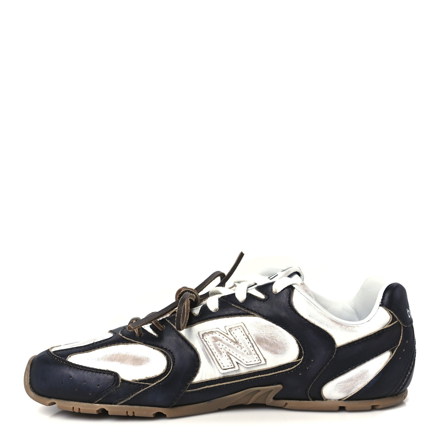 X NEW BALANCE Vitello Deco Bicolor 530 SL Sneakers 37.5 Black White