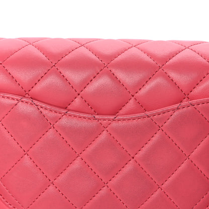 Chanel Lambskin Quilted Mini Rectangular Pearl Crush Flap Pink 14 of 19