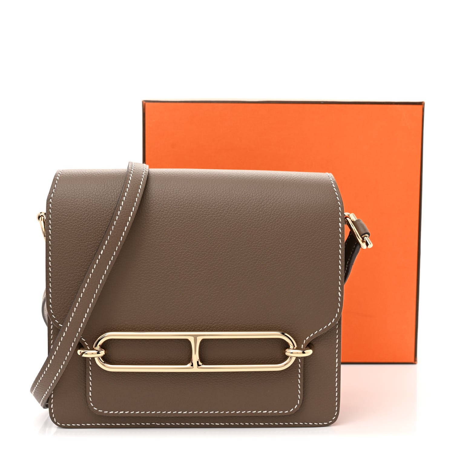 Hermes Evercolor Mini Sac Roulis Etoupe 11 of 11