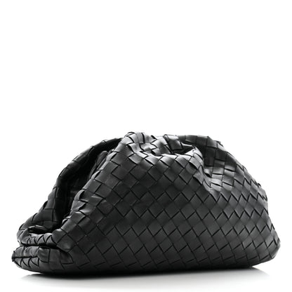Bottega Veneta Nappa Maxi Intreccio The Pouch Oversized Clutch Black 3 of 11