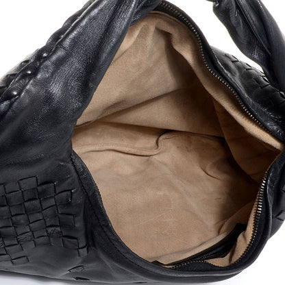 Bottega Veneta Nappa Intrecciato Patchwork Medium Hobo Black 5 of 8