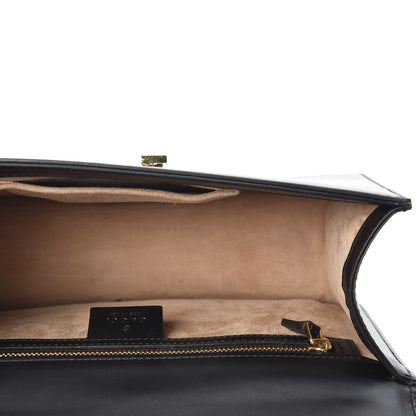 Gucci Calfskin Small Sylvie Shoulder Bag Black 4 of 9