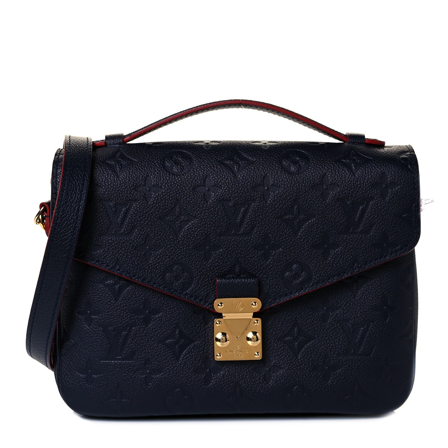 Louis Vuitton Empreinte Pochette Metis Marine Rouge 1 of 8
