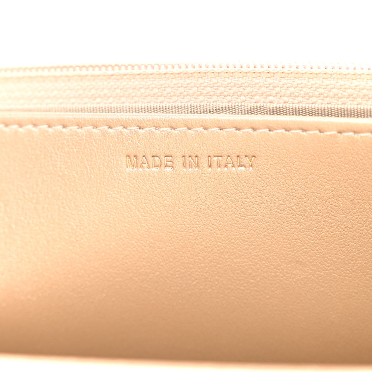 Chanel Metallic Lambskin Quilted Trendy CC Wallet On Chain WOC Gold 7 of 12