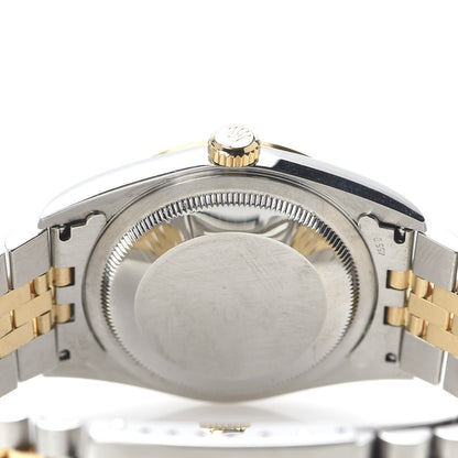 Rolex Stainless Steel 18K Yellow Gold 36mm Oyster Perpetual Datejust Watch Champagne 16233 5 of 6