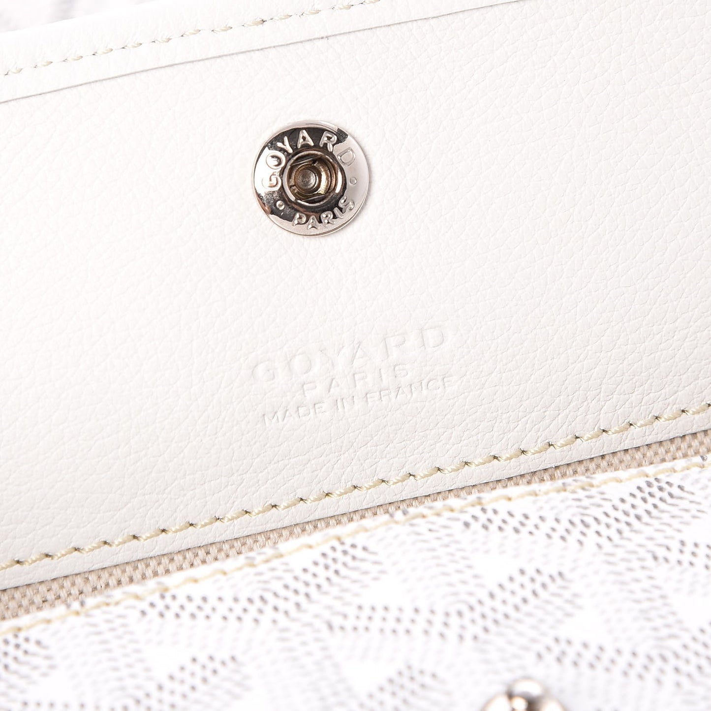 Goyardine Saint Louis GM White