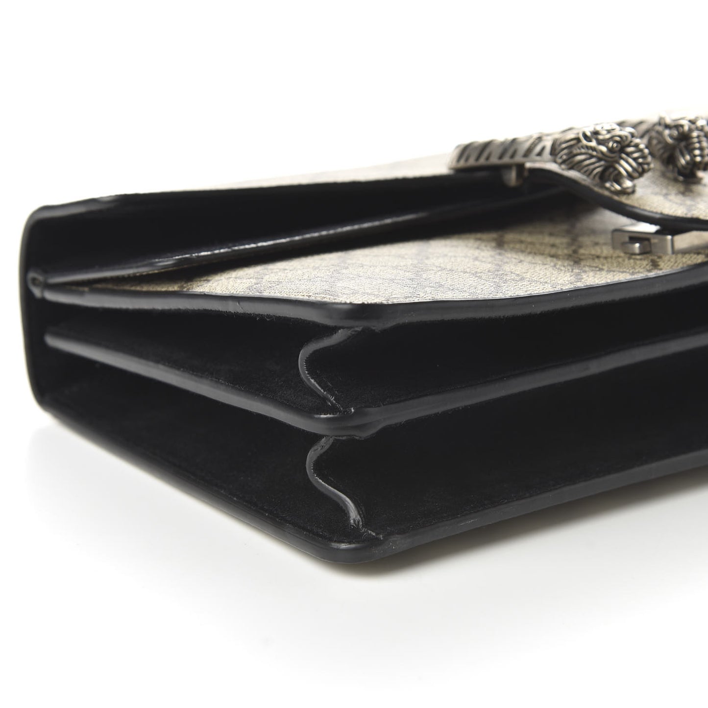 GG Supreme Monogram Small Dionysus Shoulder Bag Black