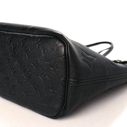 Louis Vuitton Empreinte Monogram Giant Neverfull MM Black 9 of 9