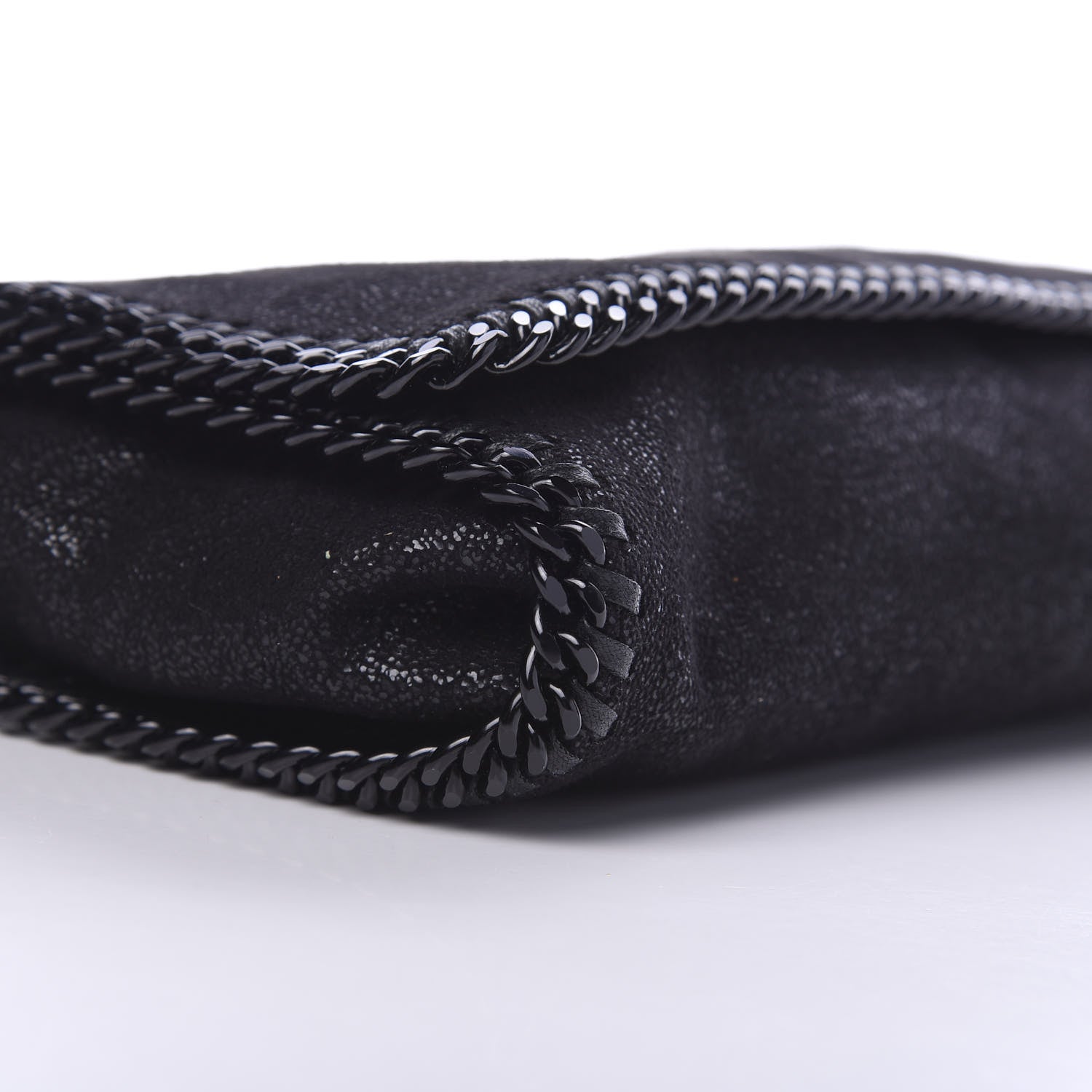 Stella McCartney Shaggy Deer Falabella Crossbody Clutch Black 7 of 9