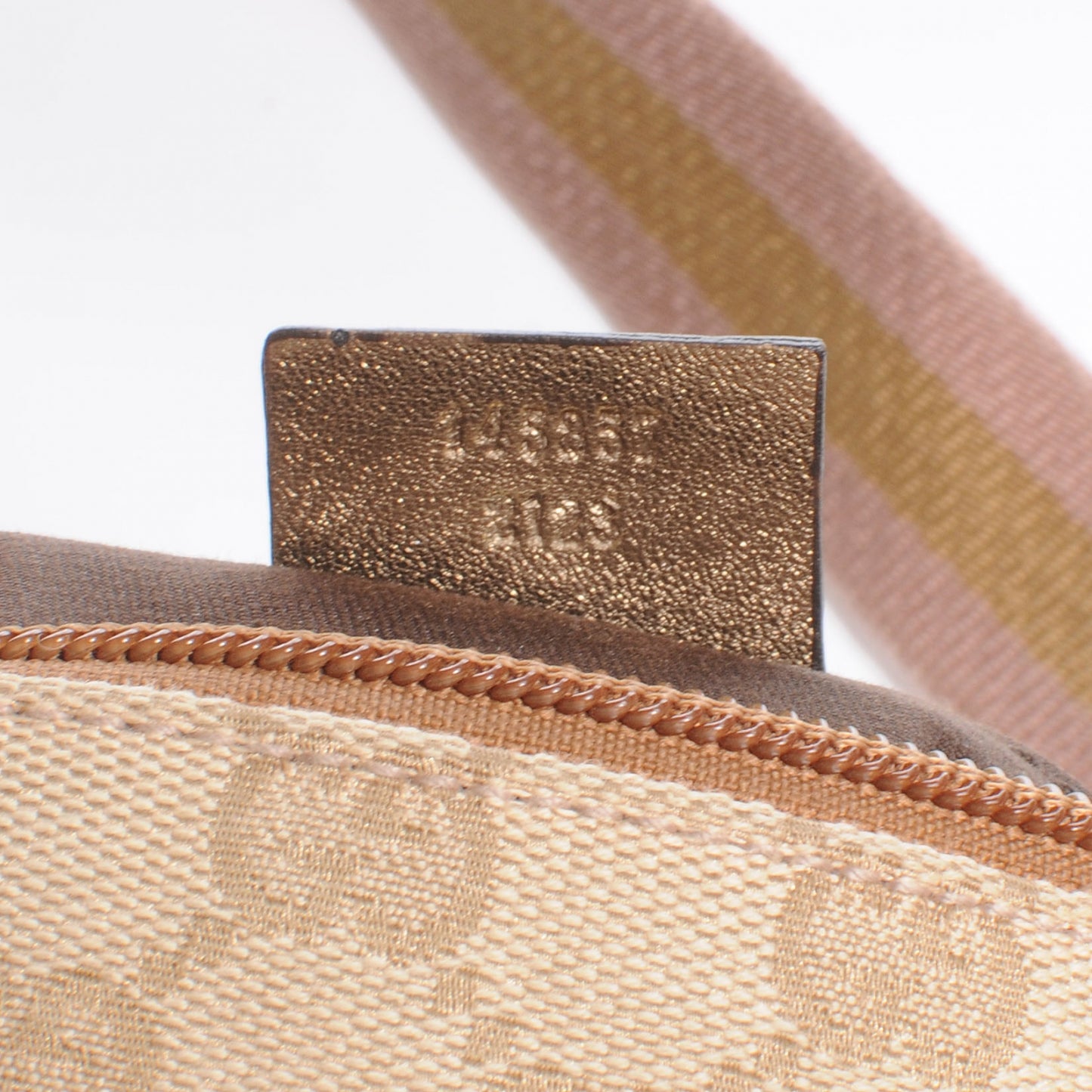 Monogram Calfskin Perforated Medium Flat Messenger Bag Pink