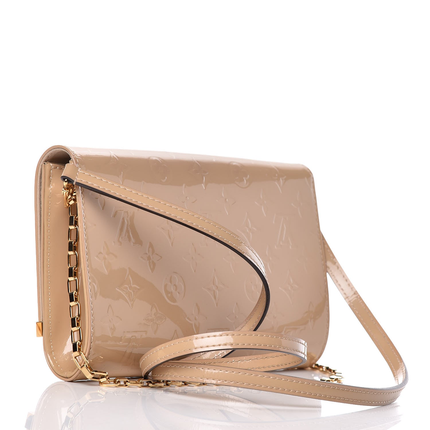 Louis Vuitton Vernis Ana Clutch Dune 3 of 13