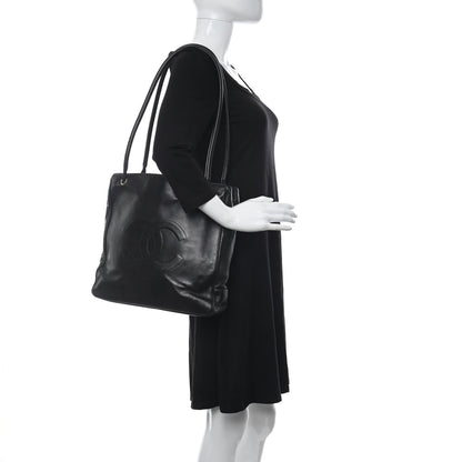 Chanel Lambskin CC Shoulder Bag Black 2 of 17