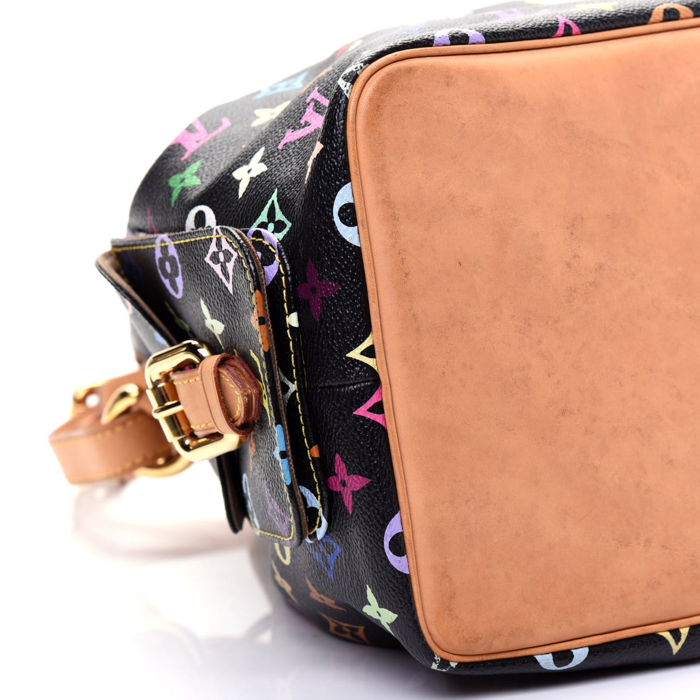 Monogram Multicolor Petit Noe Black