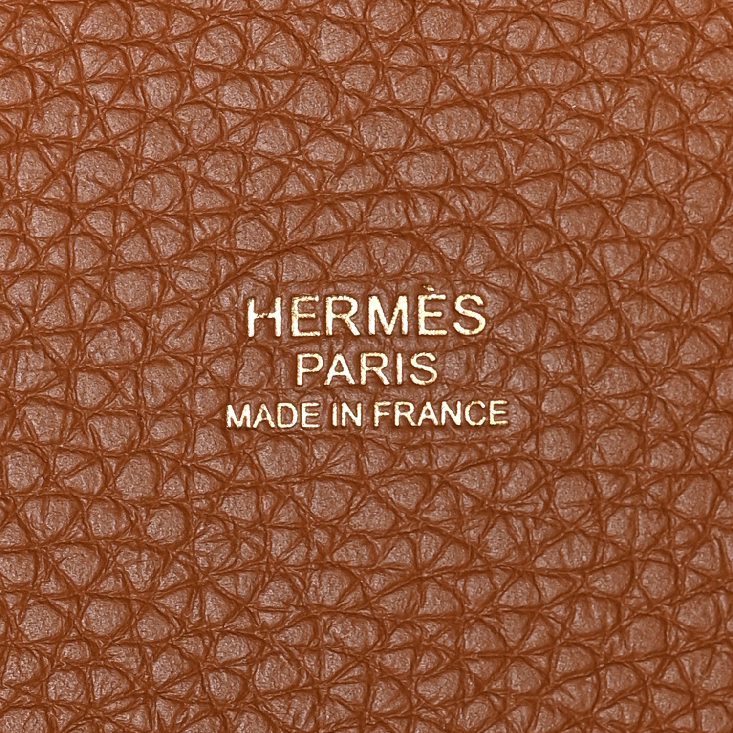 Hermes Taurillon Clemence Picotin Lock 22 MM Gold 6 of 12