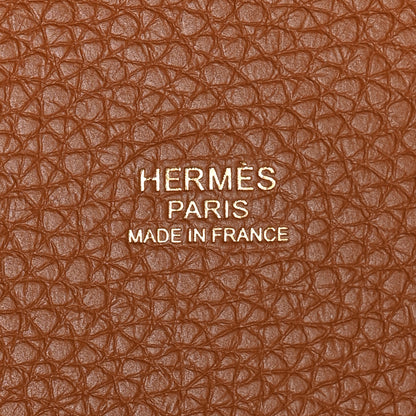 Hermes Taurillon Clemence Picotin Lock 22 MM Gold 6 of 12