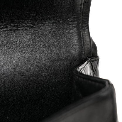 Chanel Patent Quilted Maxi Double Flap Black 11 of 22