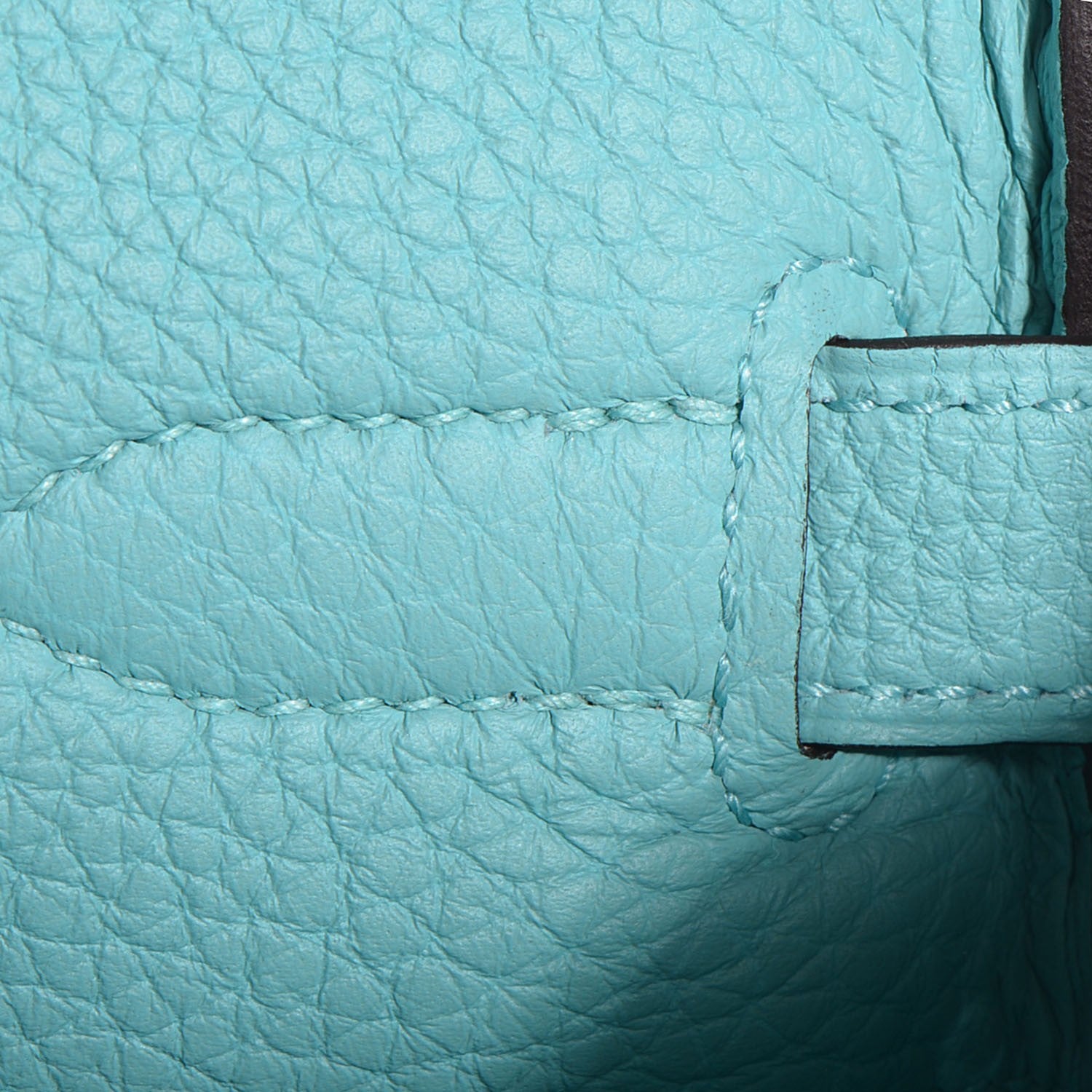 Hermes Togo Kelly Retourne 32 Bleu Atoll 15 of 21