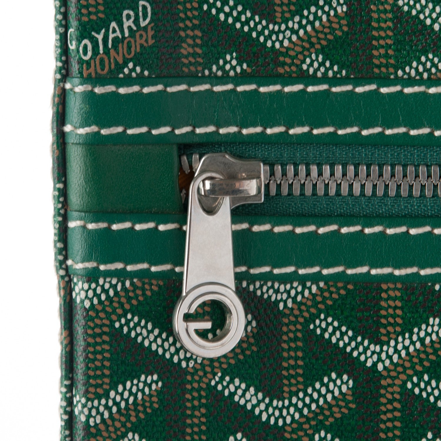 Goyard Goyardine Rolling Suitcase Trolley PM Green 7 of 10