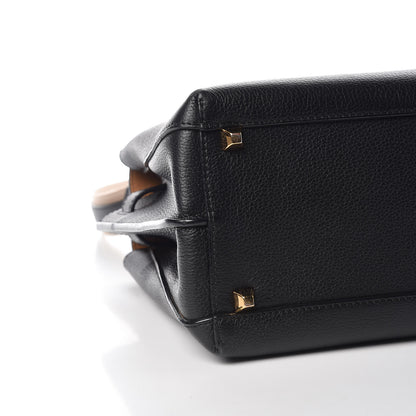 MCM Grained Calfskin Medium Milla Tote Black 8 of 13