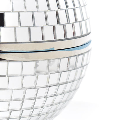 Dolce & Gabbana Crystal Embellished Disco Ball Secret and Diamonds Clutch Bag Silver 7 of 7