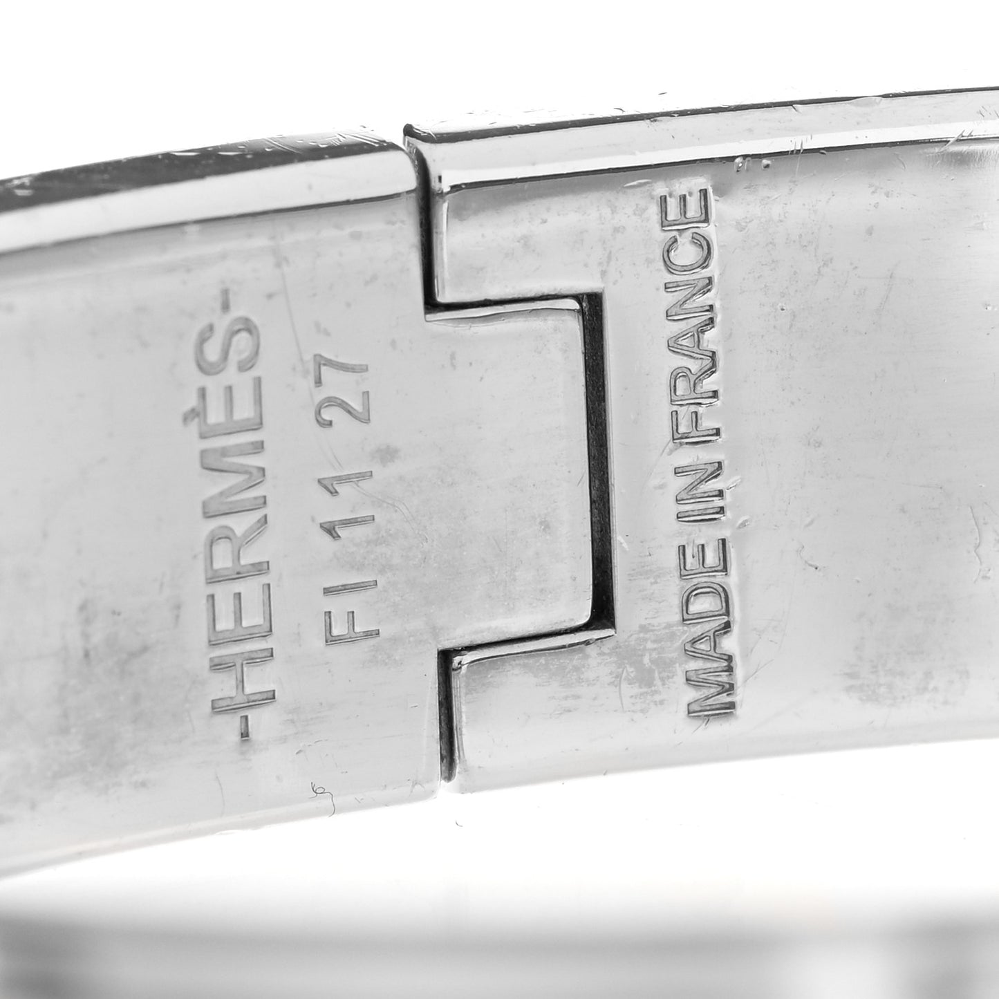 Enamel Narrow Clic Clac H Bracelet PM Rose Candeur