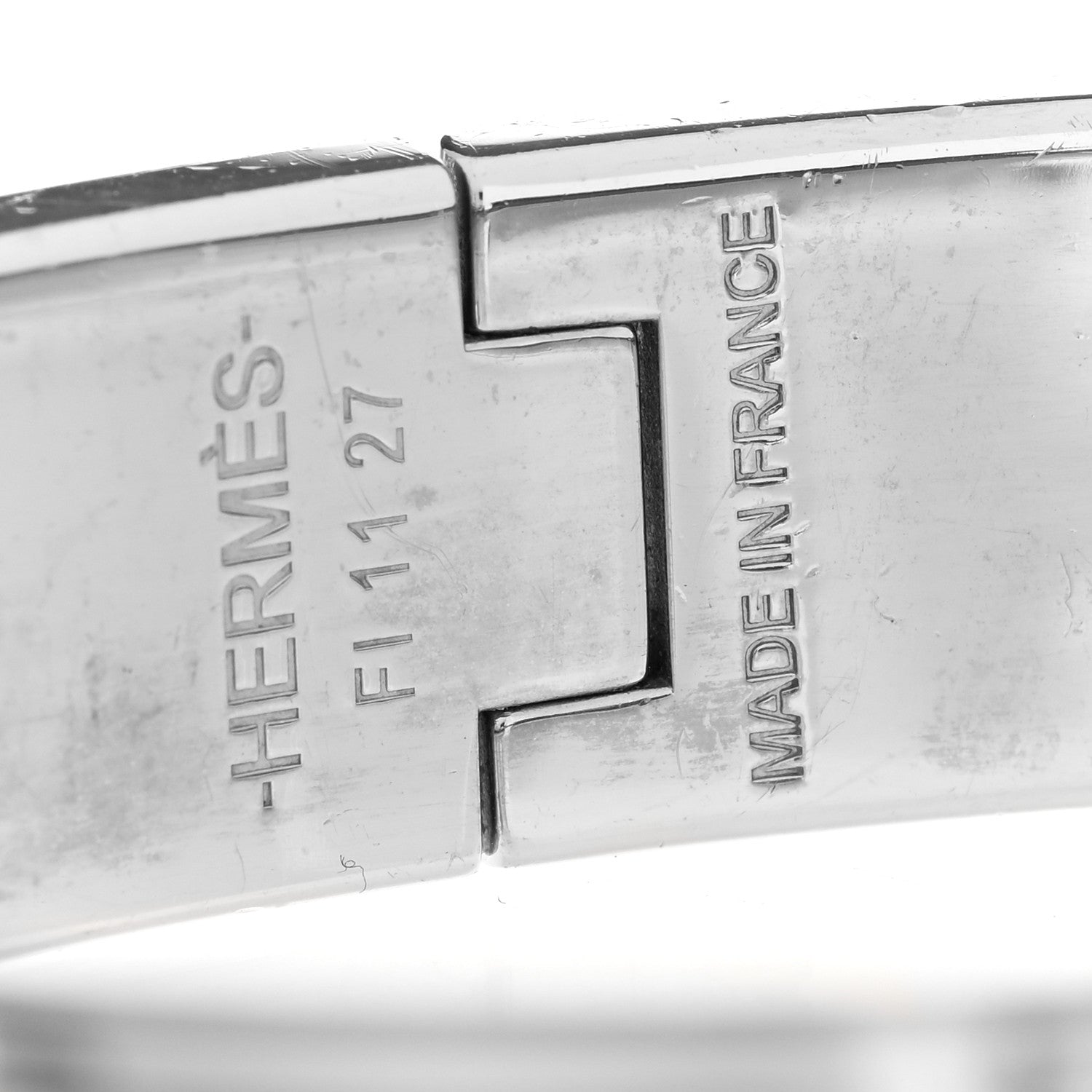 Hermes Enamel Narrow Clic Clac H Bracelet PM Rose Candeur 4 of 5