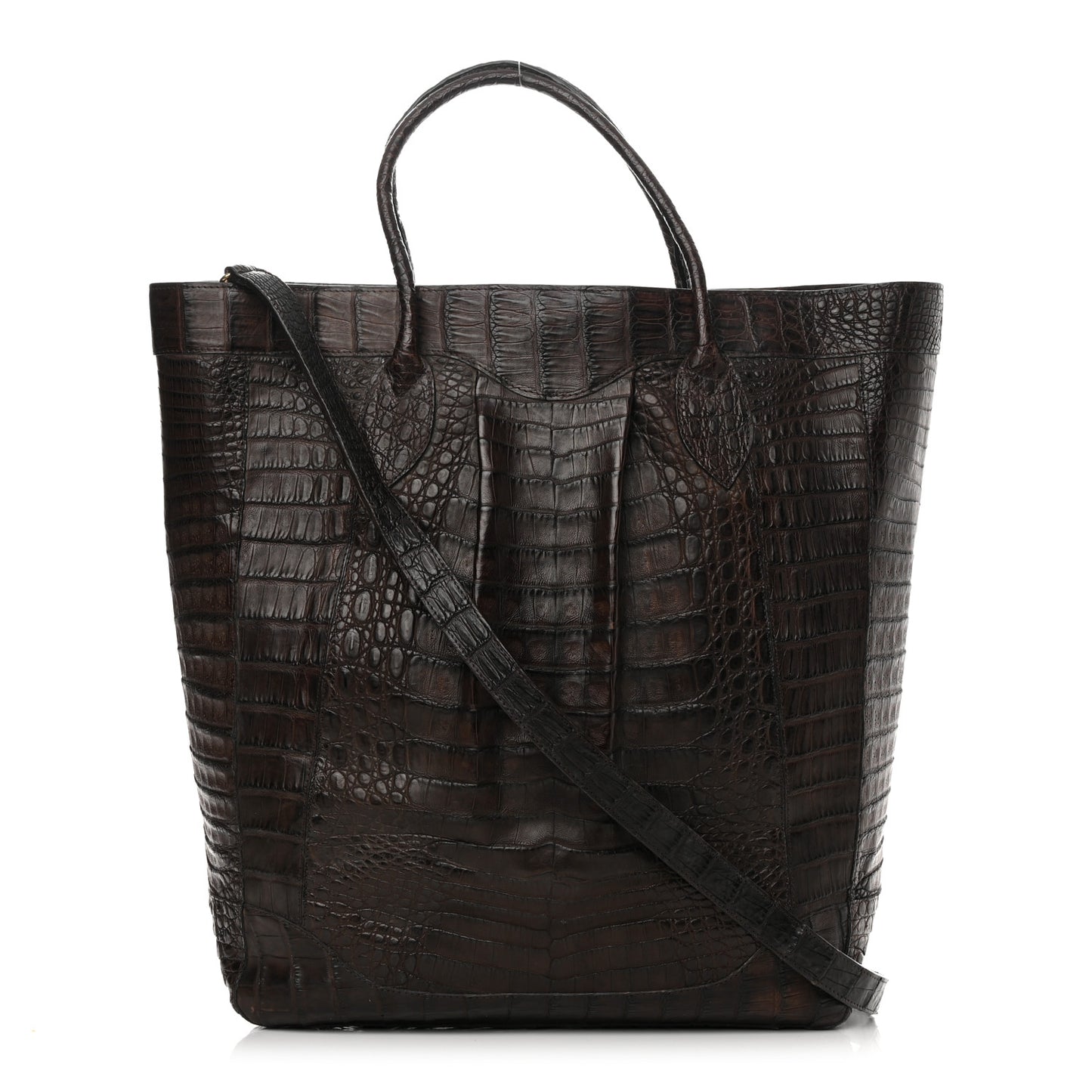 Crocodile Tote Brown
