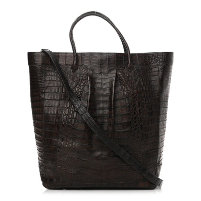 Nancy Gonzalez Crocodile Tote Brown 1 of 15