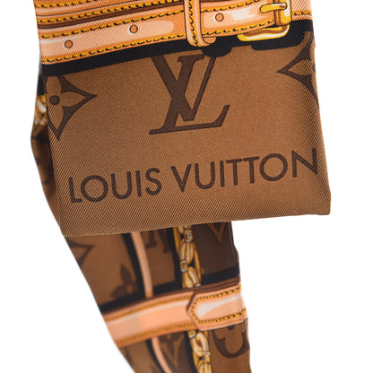Louis Vuitton Silk Monogram Confidential Bandeau Brown 3 of 5