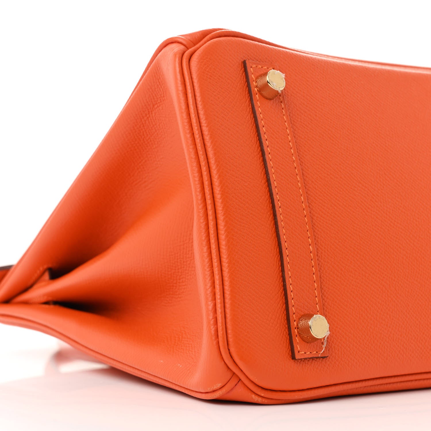 Hermes Epsom Birkin 30 Orange 8 of 12