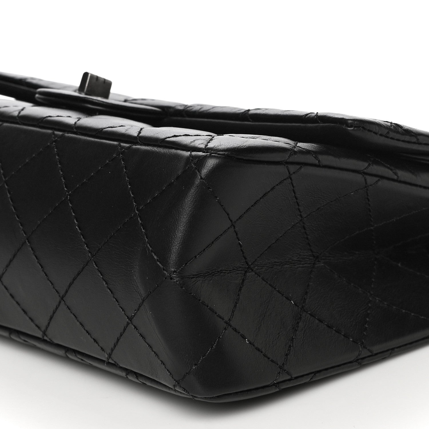 Chanel Aged Calfskin Quilted 2.55 Reissue 226 Flap Black 10 of 10