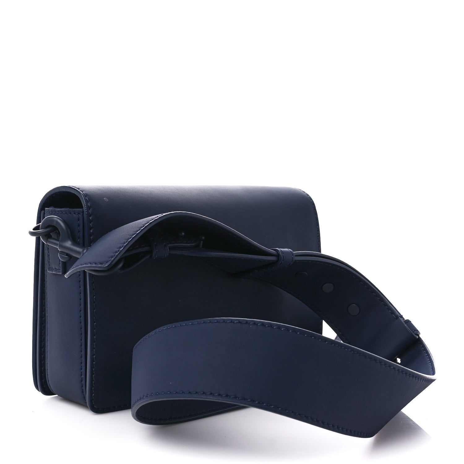 Christian Dior Smooth Calfskin Monochrome Dio(r)evolution Flap Bag Dark Blue 3 of 10