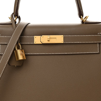 Hermes Epsom Kelly Sellier 28 Etoupe 8 of 12