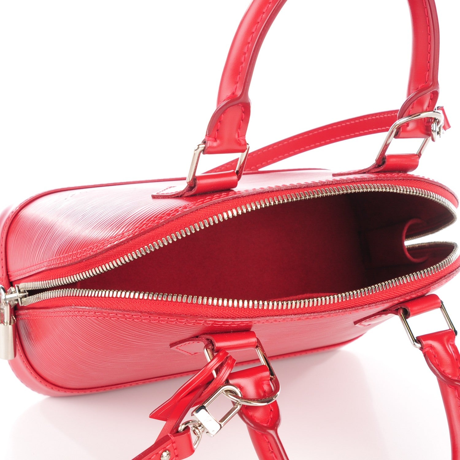 Louis Vuitton Epi Alma BB Carmine 5 of 9