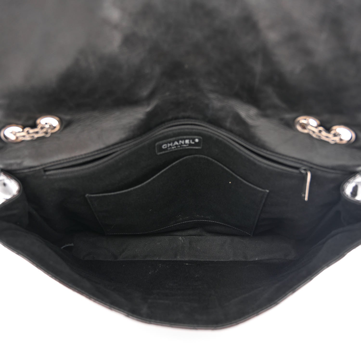 Chanel Patent Quilted Reissue XL Maxi Flap Black 5 of 10