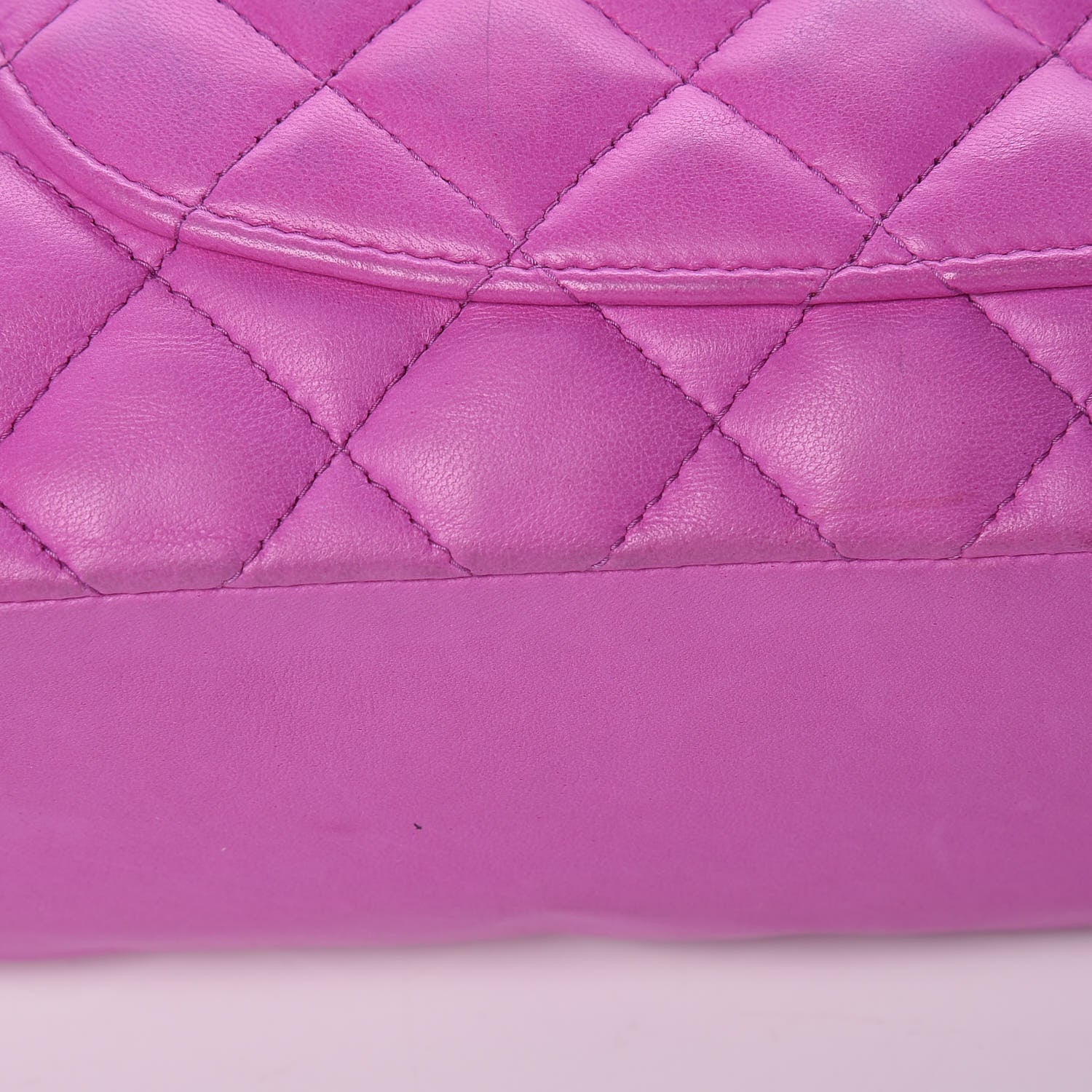 Chanel Lambskin Heart Valentine Medium Flap Fuchsia 12 of 17