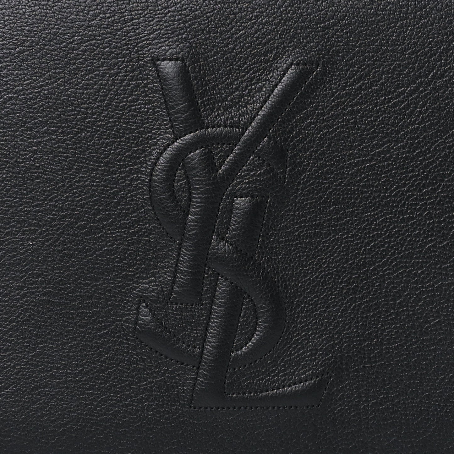 Calfskin Monogram Large Belle De Jour Clutch Black