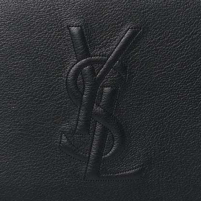 Saint Laurent Calfskin Monogram Large Belle De Jour Clutch Black 7 of 10