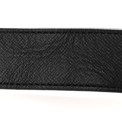 Louis Vuitton Calfskin Monogram 30mm LV Initiales Reversible Belt 85 34 Black 7 of 9